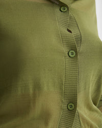 Celina Sheer Panel Cardigan WOMENS KNITWEAR