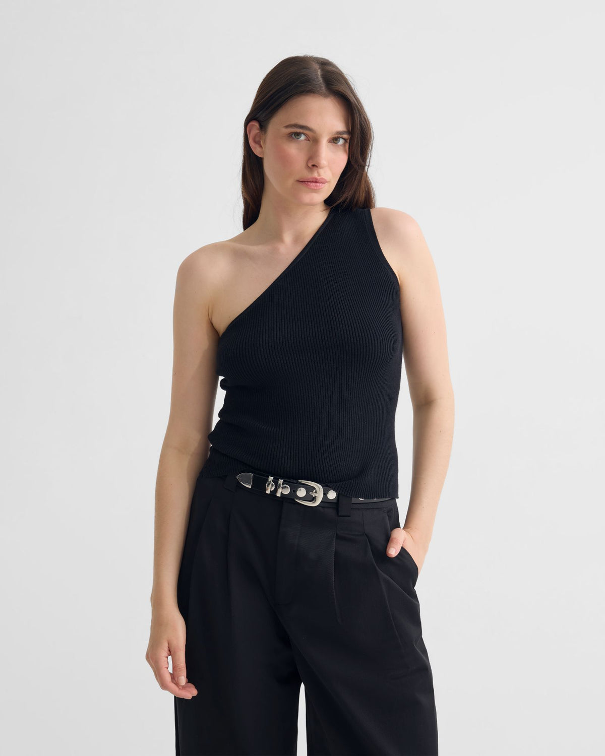 Lane One Shoulder Tank WOMENS KNITWEAR