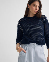 Gaby Cotton Crew Neck WOMENS KNITWEAR