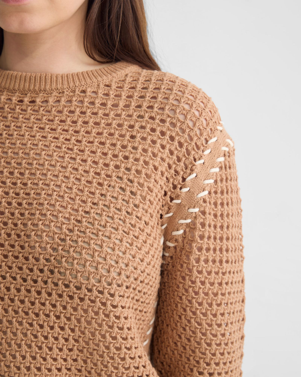 Gaby Cotton Crew Neck WOMENS KNITWEAR