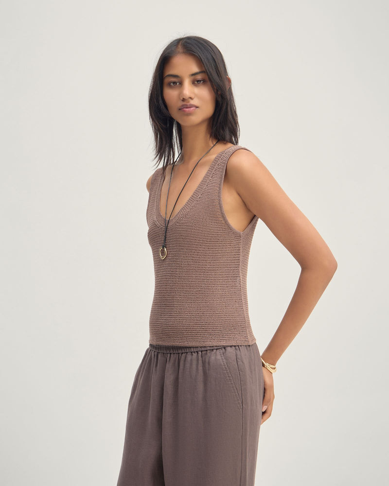 Romy Knitted Tank WOMENS KNITWEAR