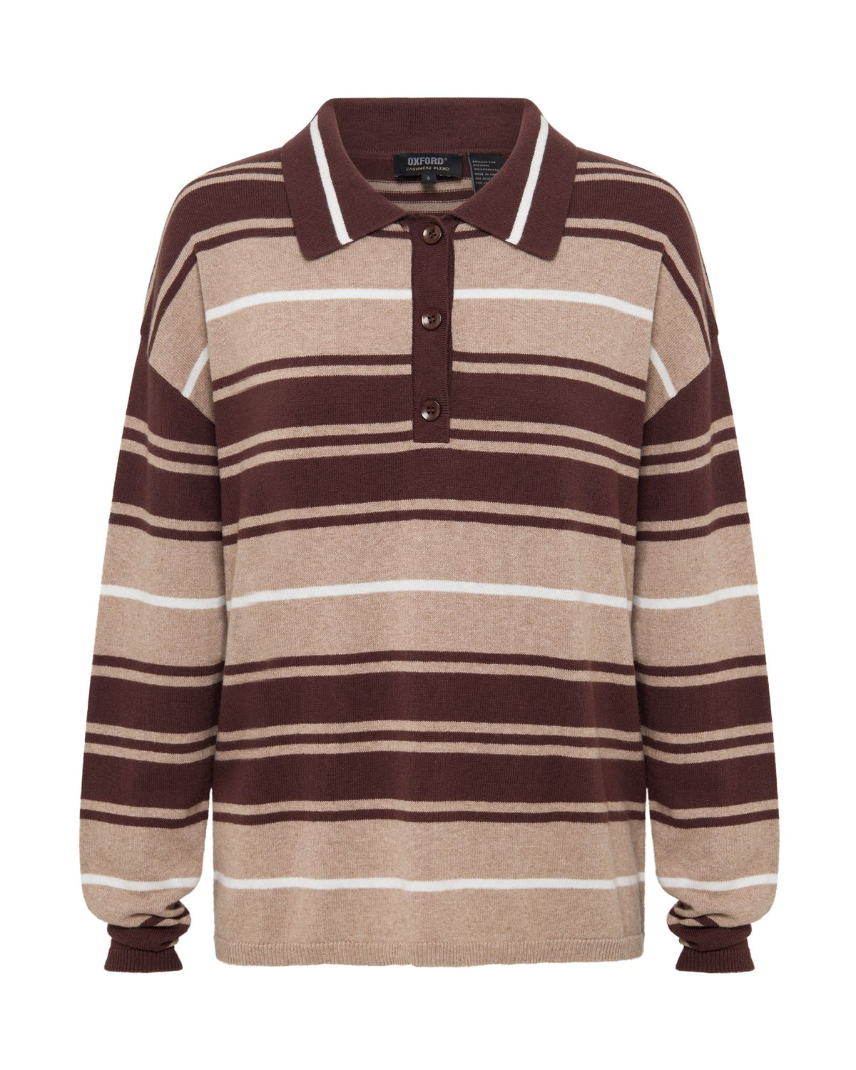 Pip Striped Polo Knit WOMENS KNITWEAR