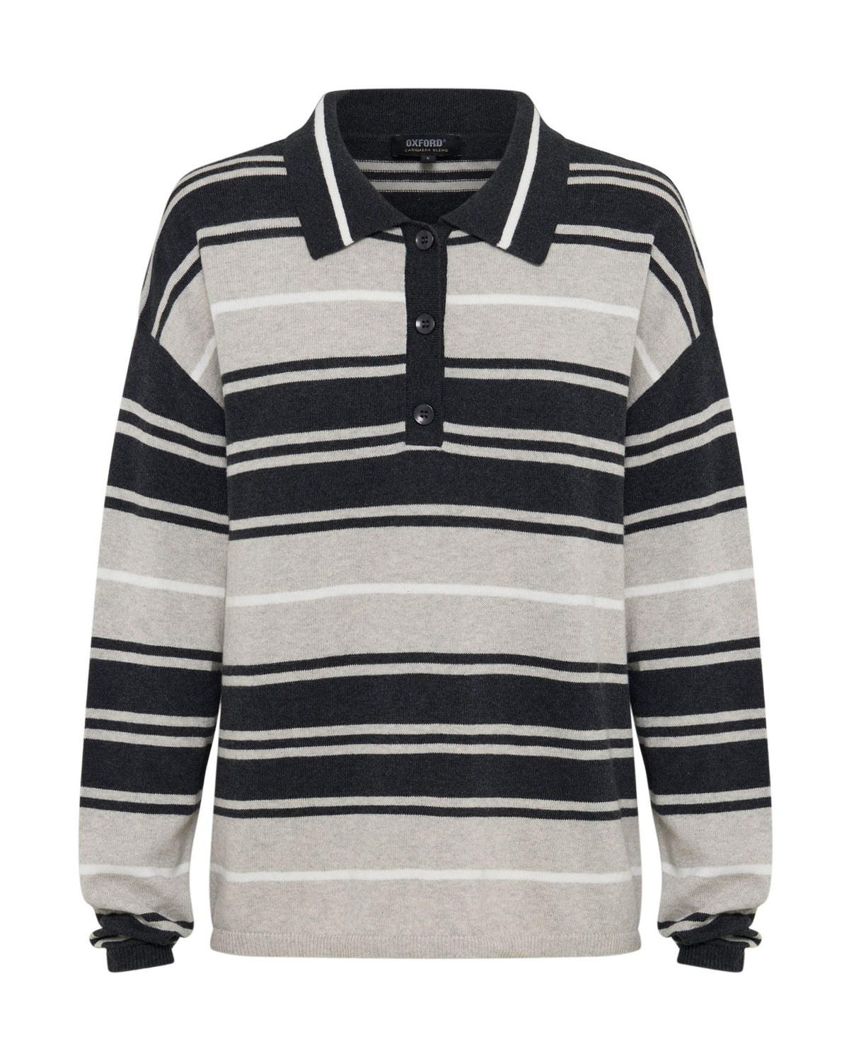Pip Striped Polo Knit WOMENS KNITWEAR