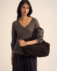 Drew Cable V-Neck Knit WOMENS KNITWEAR