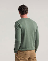 Cotton Cashmere Crew Neck Knit