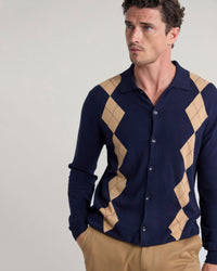 Justin Argyle Cardigan MENS KNITWEAR