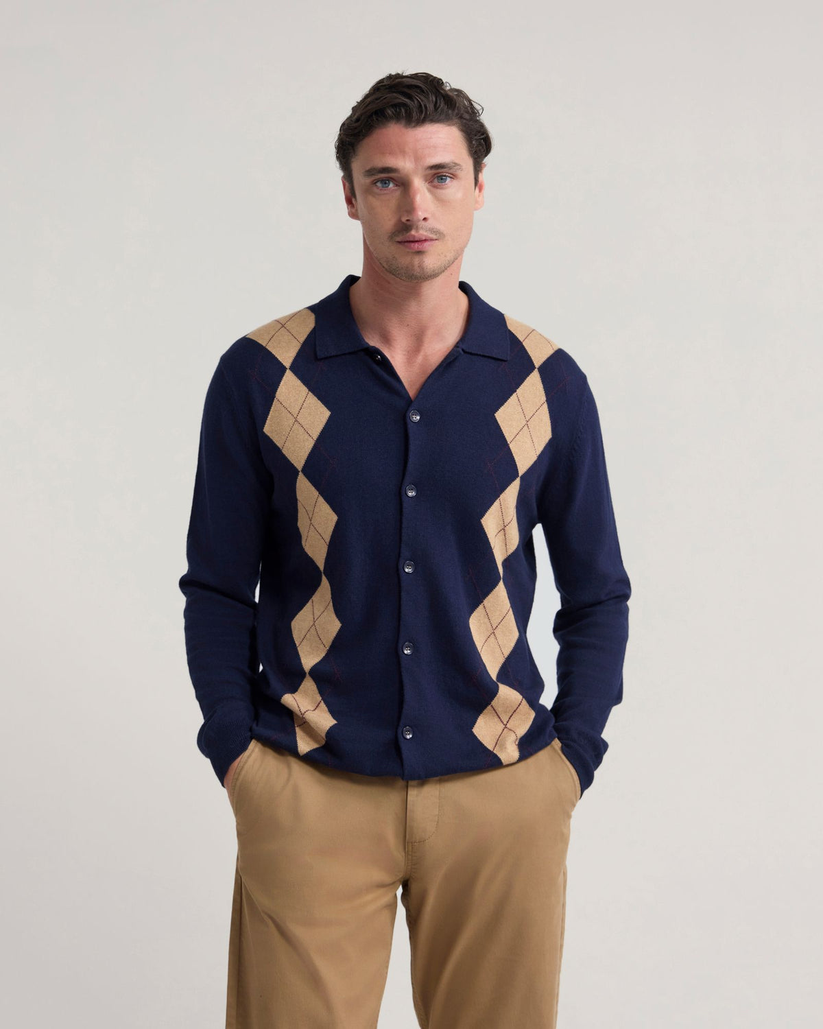 Justin Argyle Cardigan MENS KNITWEAR