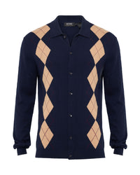 Justin Argyle Cardigan MENS KNITWEAR