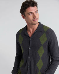 Justin Argyle Cardigan MENS KNITWEAR