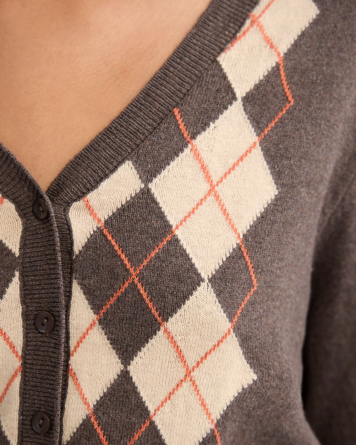 Pixie Argyle Cardigan WOMENS KNITWEAR