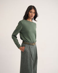 Paloma Shoulder Pad Knit WOMENS KNITWEAR