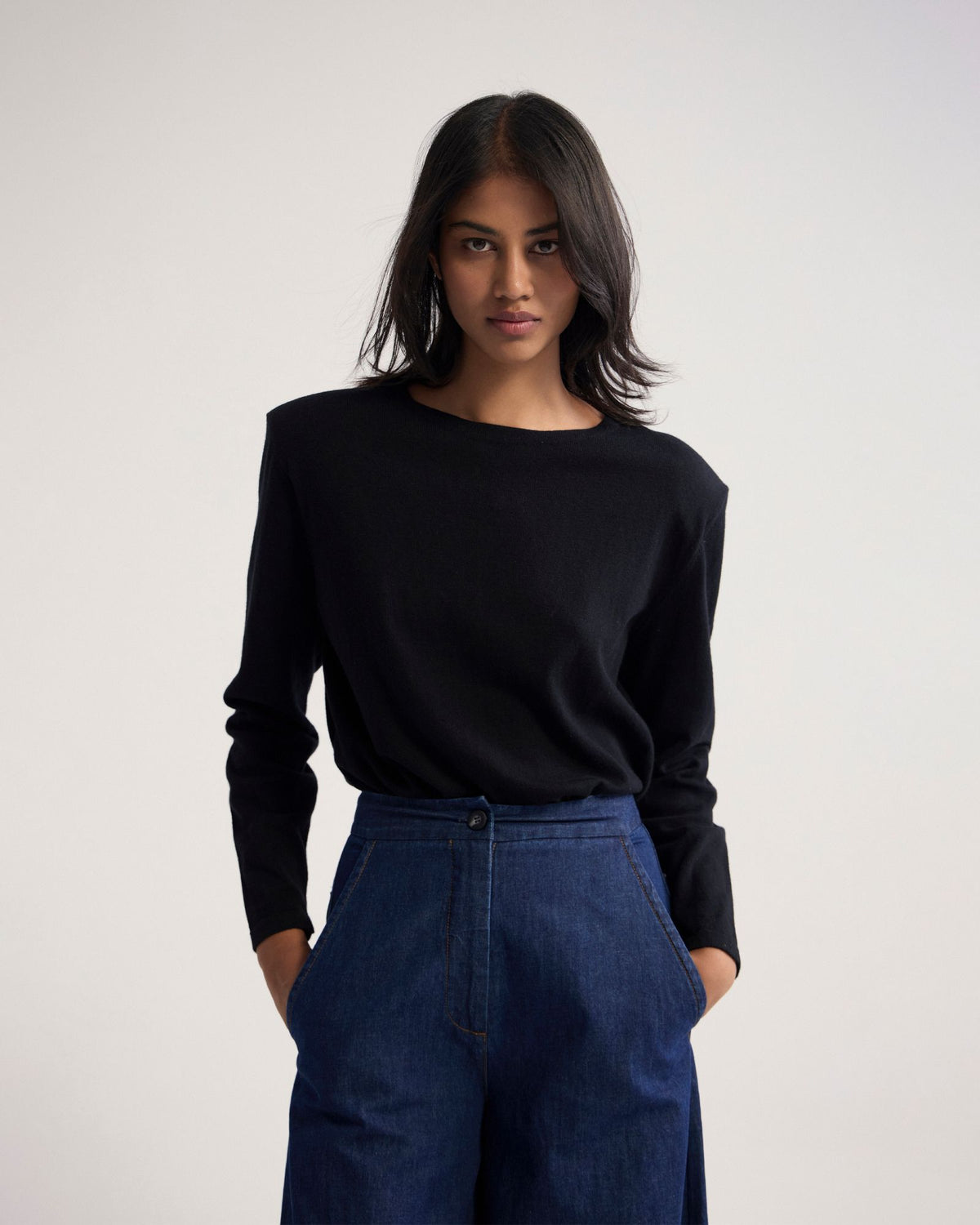 Paloma Shoulder Pad Knit WOMENS KNITWEAR