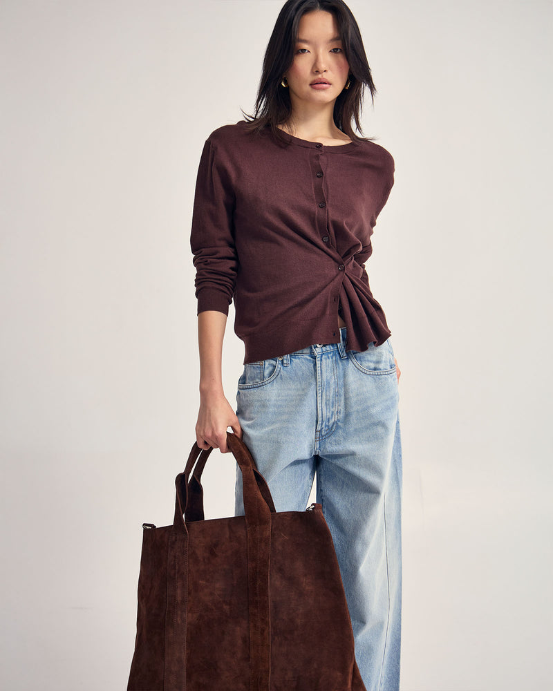 Saga Side Button Cardigan WOMENS KNITWEAR