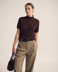 Maxine Funnel Collar Knit