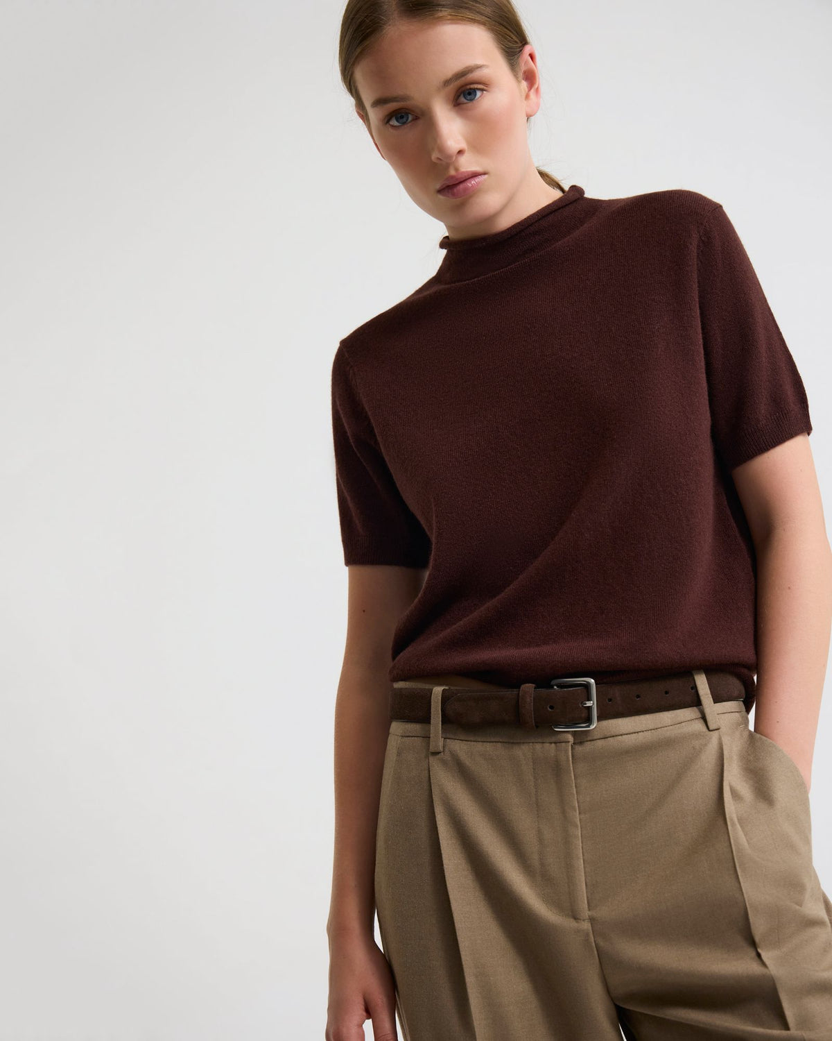 Maxine Funnel Collar Knit