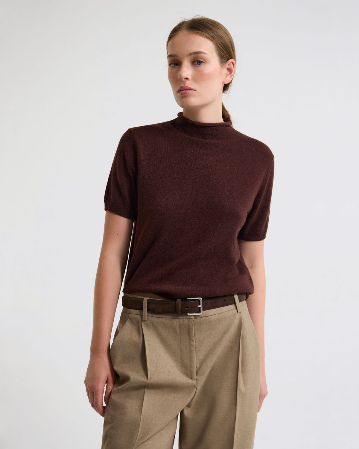 Maxine Funnel Collar Knit