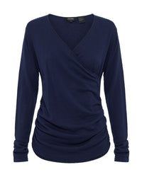 Daria Wrap Front Knitted Top WOMENS DRESSES