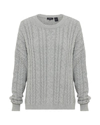 Evie Cable Knit Crew Neck WOMENS KNITWEAR