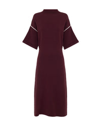 Natalya Knit Contrast Piping Dress WOMENS KNITWEAR