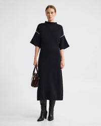 Natalya Knit Contrast Piping Dress WOMENS KNITWEAR