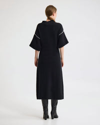 Natalya Knit Contrast Piping Dress WOMENS KNITWEAR