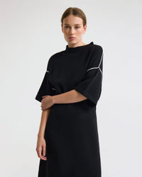 Natalya Knit Contrast Piping Dress WOMENS KNITWEAR