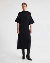 Natalya Knit Contrast Piping Dress WOMENS KNITWEAR