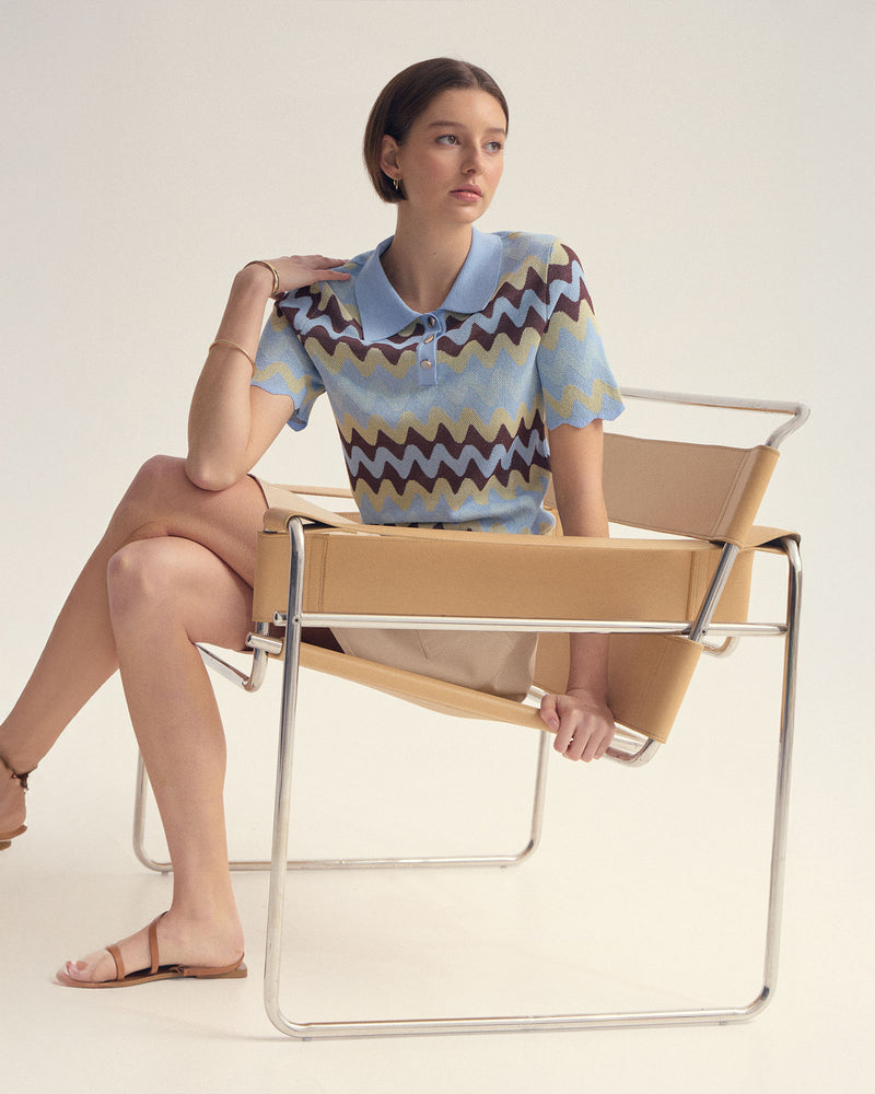 Ashley Knitted Polo WOMENS KNITWEAR