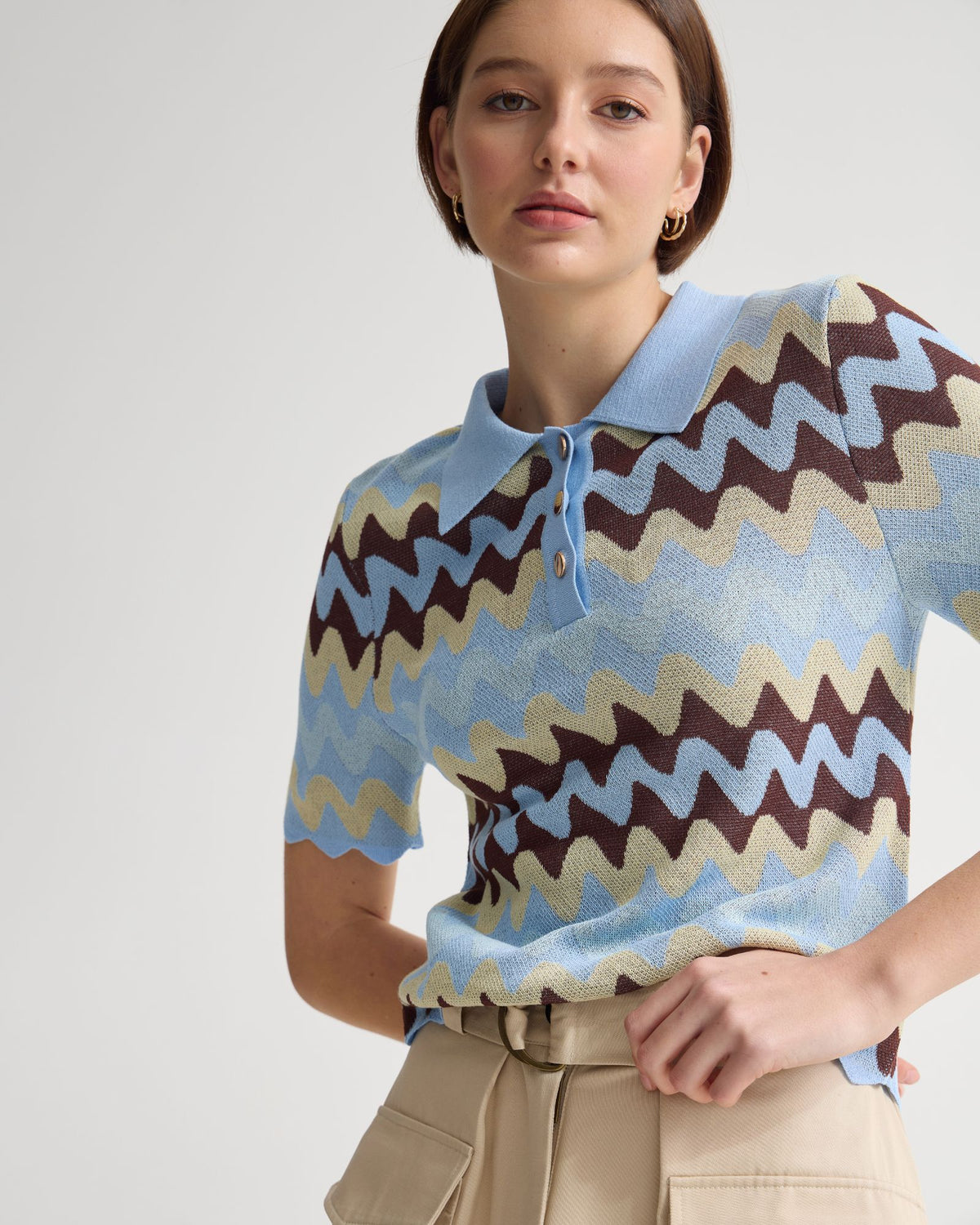 Ashley Knitted Polo WOMENS KNITWEAR