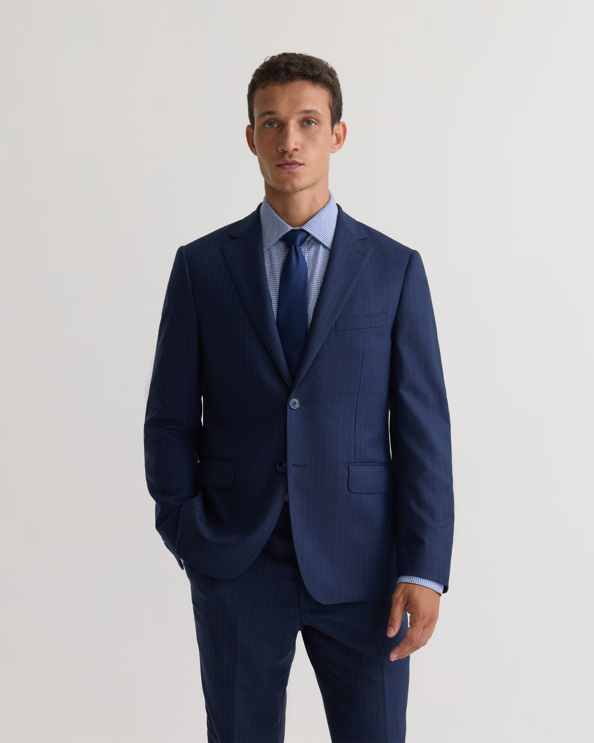 Bryon Luxury Half Canvas Suit Jacket - Available ~ 1-2 weeks MENS SUITS