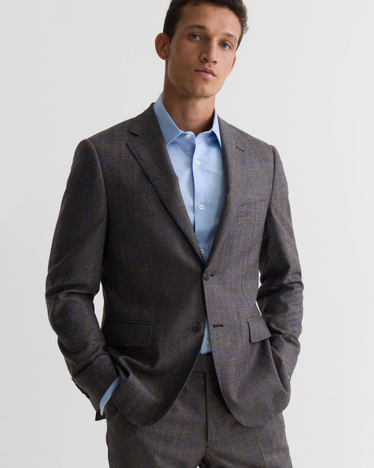 Bryon Luxury Half Canvas Suit Jacket - Available ~ 1-2 weeks MENS SUITS