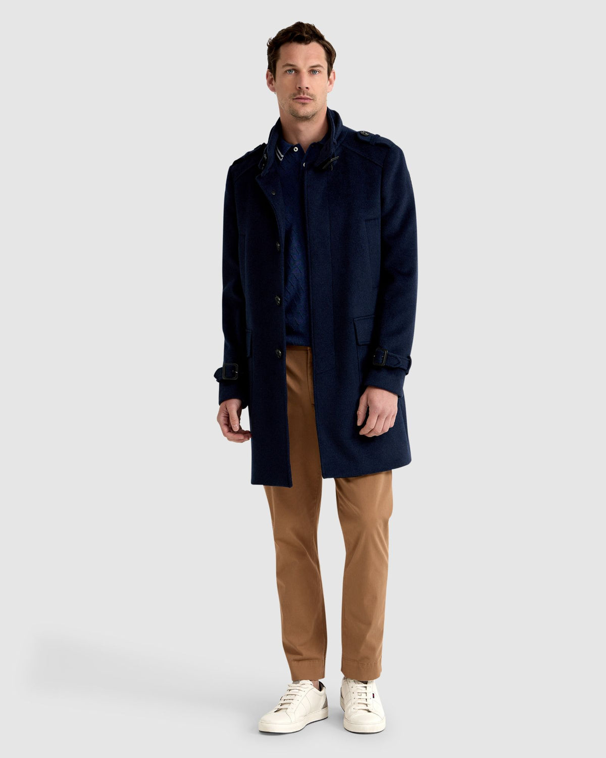 ROGER WOOL RICH OVERCOAT MENS JACKETS AND COATS