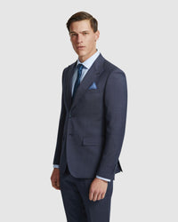 BYRON WOOL SUIT JACKET WITH PEAK LAPEL - AVAILABLE ~ 1-2 weeks MENS SUITS