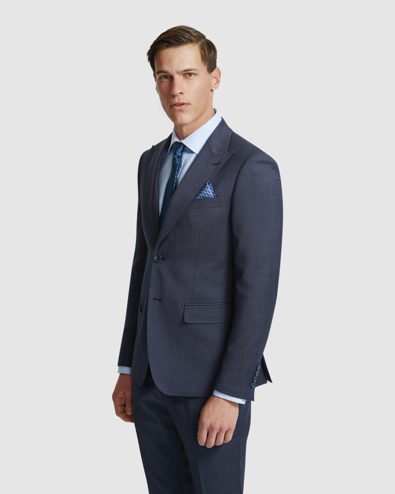 BYRON WOOL SUIT JACKET WITH PEAK LAPEL - AVAILABLE ~ 1-2 weeks MENS SUITS