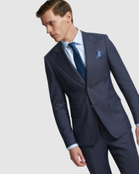 BYRON WOOL SUIT JACKET WITH PEAK LAPEL - AVAILABLE ~ 1-2 weeks MENS SUITS