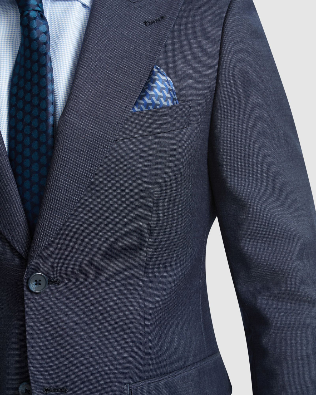 BYRON WOOL SUIT JACKET WITH PEAK LAPEL - AVAILABLE ~ 1-2 weeks MENS SUITS