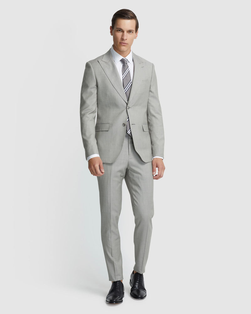 BYRON WOOL SUIT JACKET WITH PEAK LAPEL - AVAILABLE ~ 1-2 weeks MENS SUITS