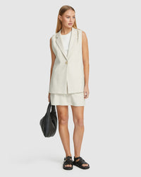 SCARLET ECO VEST WOMENS SUITS JKTS COATS