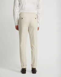 Byron Linen Blend Cuffed Trousers