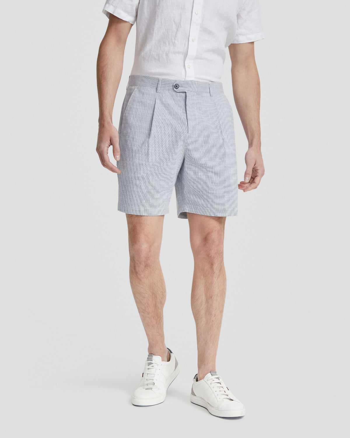 MATTEO ECO SEERSUCKER SHORTS MENS SHORTS