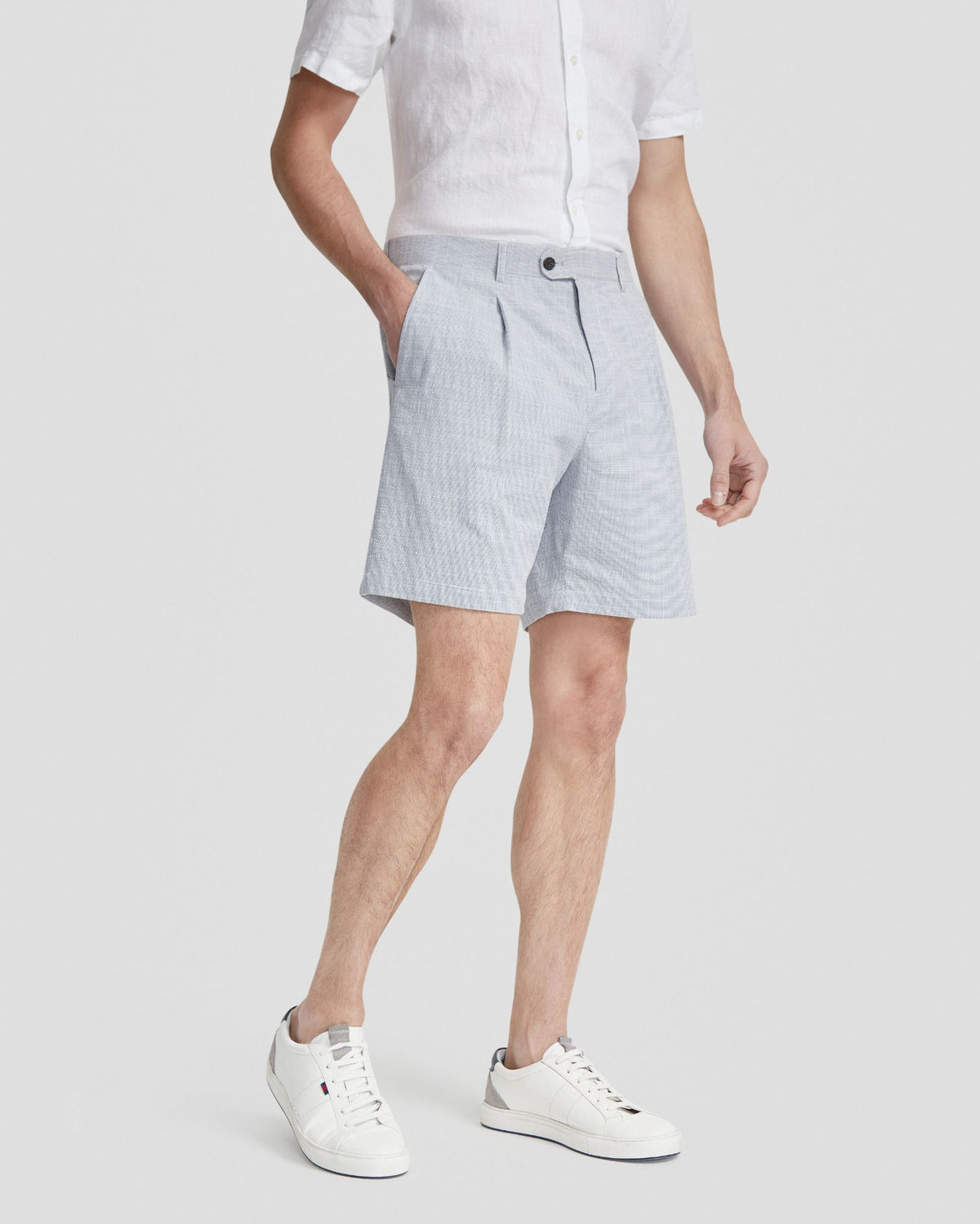 MATTEO ECO SEERSUCKER SHORTS MENS SHORTS