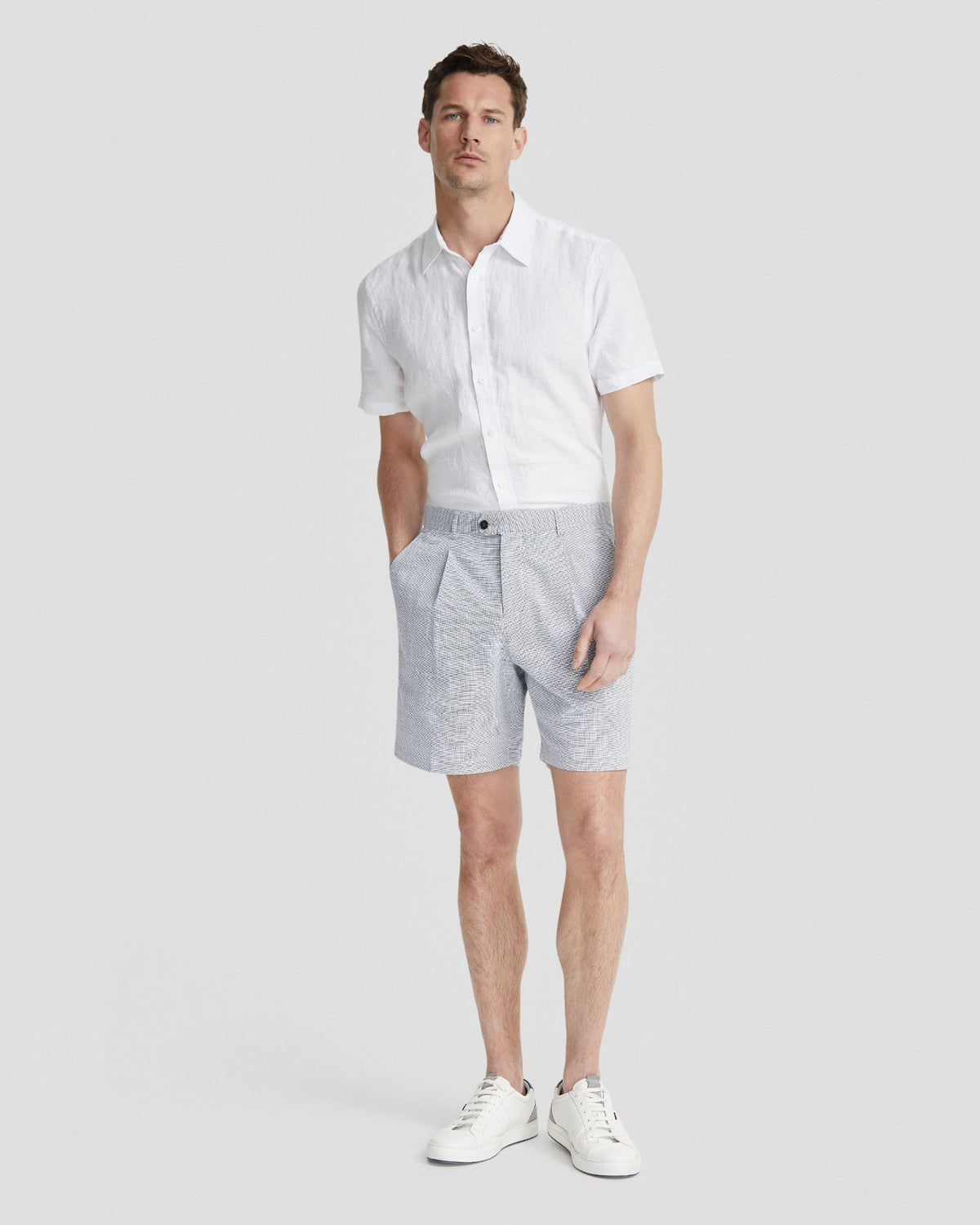 MATTEO ECO SEERSUCKER SHORTS MENS SHORTS