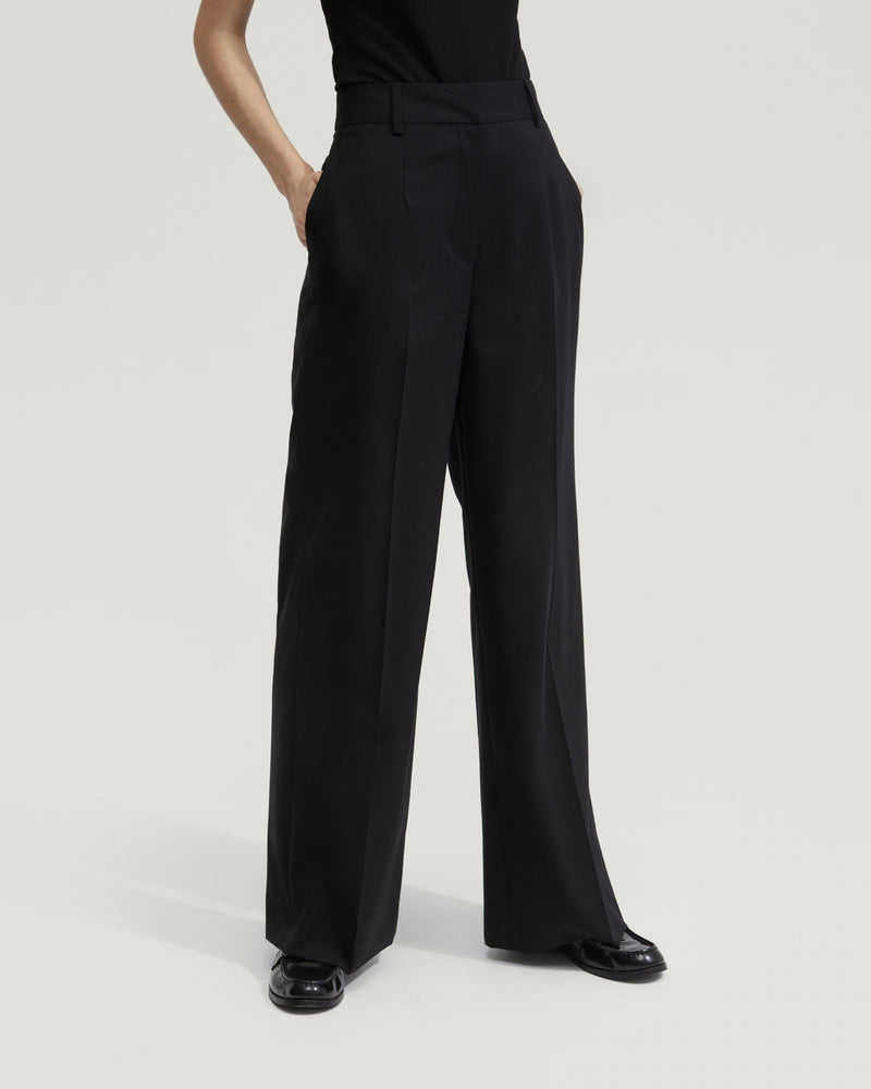 LYDIA WOOL STRETCH SUIT PANTS WOMENS SUITS JKTS COATS