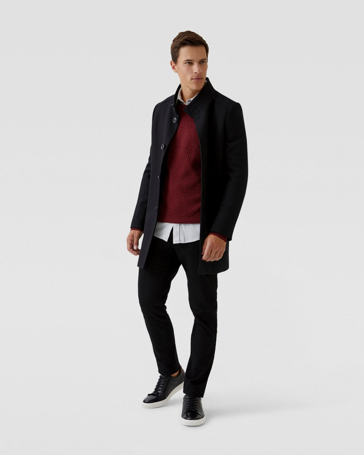 Dunbar Wool Rich Overcoat