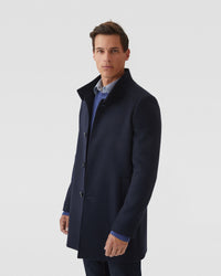 DUNBAR WOOL RICH OVERCOAT MENS JACKETS AND COATS
