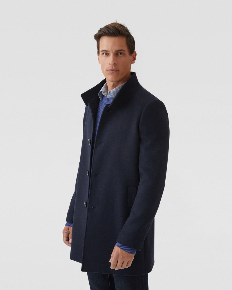 DUNBAR WOOL RICH OVERCOAT MENS JACKETS AND COATS