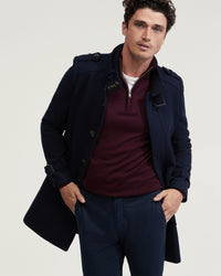 ROGER WOOL RICH OVERCOAT - AVAILABLE ~ 1-2 weeks MENS JACKETS AND COATS