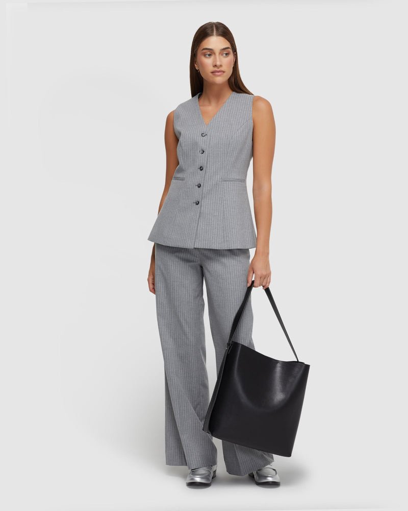 ALICE PINSTRIPE SUIT WAISTCOAT WOMENS SUITS JKTS COATS