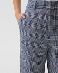 LYDIA ECO CHECKED SUIT PANTS WOMENS SUITS JKTS COATS