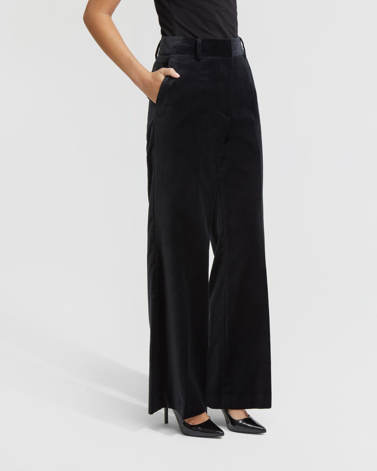 LYDIA VELVET TROUSERS - AVAILABLE ~ 1-2 weeks WOMENS PANTS